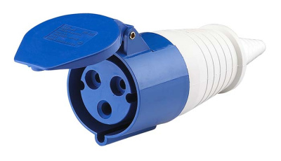 Розетка переносная 223 2Р+РЕ 32А 220В IP44 РП-102 DEKraft DEKraft  26013DEK