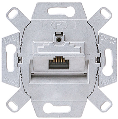 Механизм Розетка компьютерная RJ45 1-ая наклонная 8P кат.6 Jung Jung Jung Механизмы UAE8UPOK6