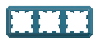 SE AtlasDesign ANTIQUE Рамка 3-постовая Изумруд Systeme Electric AtlasDesign ATN100803