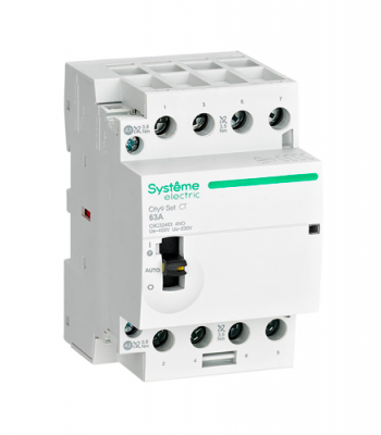 Systeme Electric City9 Set Контактор 4P 4НО 63A AC 400В-230В Systeme Electric City9 Set C9C32463