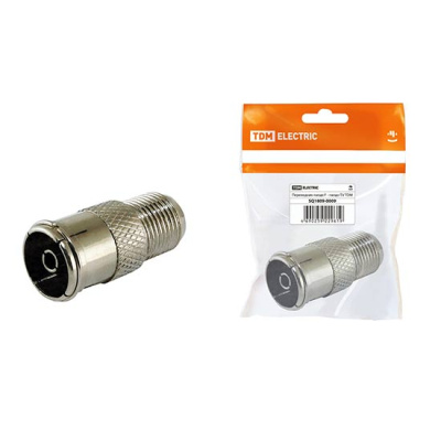 Переходник гнездо F - гнездо TV TDM TDM ELECTRIC  SQ1809-0009