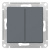 Переключатель 2-клавишный сх.6 10AX механизм Schneider Electric AtlasDesign Грифель Systeme Electric AtlasDesign ATN000765