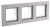 SE AtlasDesign Рамка 3-постовая Алюминий AQUA IP44 Systeme Electric AtlasDesign ATN440303