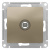 Розетка TV одиночная Schneider Electric AtlasDesign Шампань Systeme Electric AtlasDesign ATN000593