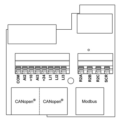 Коммуникац карта Canopen DASY CHAIN Schneider Electric Schneider Electric  VW3A31208