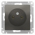 Розетка без заземления 16A механизм Schneider Electric AtlasDesign Сталь Systeme Electric AtlasDesign ATN000941