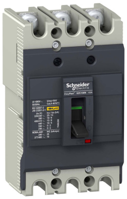 Автоматический выключатель 3P 32A 15kA Schneider Electric EasyPact EZC Schneider Electric EasyPact EZC EZC100N3032
