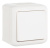 Выключатель 1-клавишный 10A IP44 Legrand Quteo Белый Legrand Quteo 782300