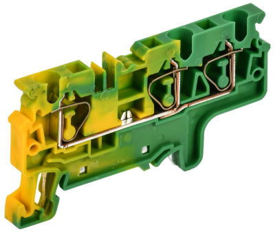 ARMAFIX Клемма пруж. CX4-3 PE 4мм2 3-конт. зазем. IEK IEK ARMAFIX AF-CT41-00-3-K52-004