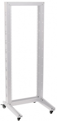 19" однорамная стойка 47U 600x600мм на роликах серая ITK ITK LINEA F LF35-47U66-1R