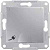 Розетка 1-я с заземлением с защитными шторками с крышкой IP44 Schneider Electric Sedna Алюминий