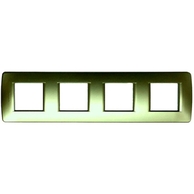 Накладка на 2+2+2+2 модуля, Зелёный Металлик Bticino Bticino  C4802/4VM