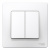 Выключатель 2-клавишный скрытой установки 10A 250B Systeme Electric Blanca Белый Systeme Electric Blanca BLNVS010501