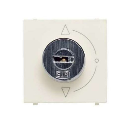 Выключатель с ключом на 2 положения с фиксацией 2 мод ABB NIE Zenit Белый N2253 BL ABB Zenit 2CLA225300N1101
