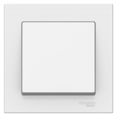 Выключатель 1-клавишный сх.1 10AX в сборе Schneider Electric AtlasDesign Белый Systeme Electric AtlasDesign ATN000112