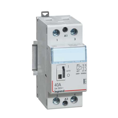 Контактор 230V 2НО 40A с руч.уп. Legrand CX3 Legrand  412545