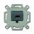 Механизм Розетка USB, Тип A, USB2.0, 5 полюсов ABB BJE Белый ABB BJE Механизмы 2CKA000230A0419