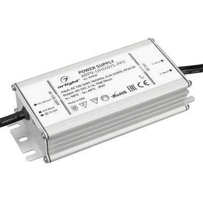 Блок питания ARPV-UH24075-PFC 24V, 3.1A, 75W Arlight Arlight ARPV-UH 025028Arlight