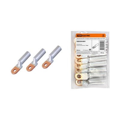 Наконечник медно-алюминиевый под опрессовку 10мм2 TDM DTL-10 TDM ELECTRIC DTL SQ0528-0001
