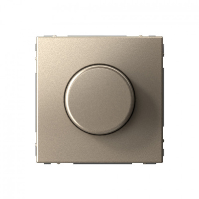 ARTGALLERY СВЕТОРЕГУЛЯТОР (диммер) повор-нажим, LED, RC, 400Вт, механизм, ШАМПАНЬ Systeme Electric ArtGallery GAL000523