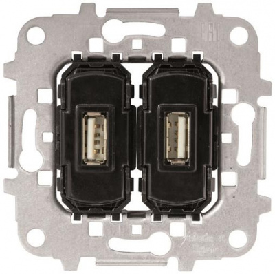 Механизм USB зарядного устройства 2х2000 mA 5В ABB NIE Sky ABB Sky 2CLA818530A1001