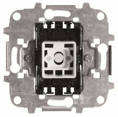 Механизм Выключатель 1-клавишный 10A ABB NIE 8101 ABB  2CLA810100A1001