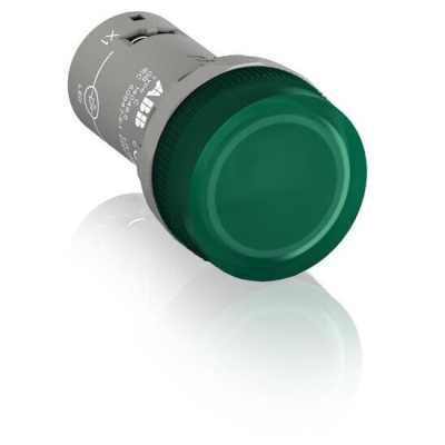 Лампа CL2-506G зелёная со встроенным светодиодом 6,3В DC ABB ABB  1SFA619403R5062