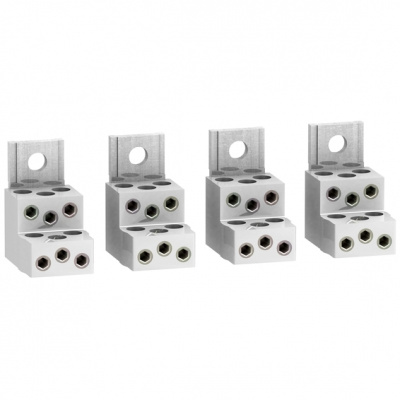 Клеммы алюминиевые шестикабелные 1,5-35мм2 250A комплект 4шт Schneider Electric Compact/VigiCompact NSX100-250 Schneider Electric Compact NSX LV429249