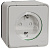 Розетка с заземлением и шторками накладного монтажа IP55 Schneider Electric Mureva Styl Белый