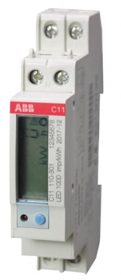 Счетчик 1фаз,1тар,акт.эн,1кл, 5(40)А ABB ABB  2CMA103572R1000