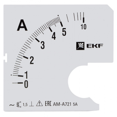 Шкала сменная для A721 5/5A-1,5 EKF PROxima EKF  s-a721-5