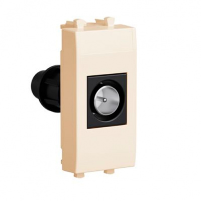 Розетка TV оконечная модульная, "Avanti", "Ванильная дымка", 1 модуль DKC DKC Avanti 4405501DKC