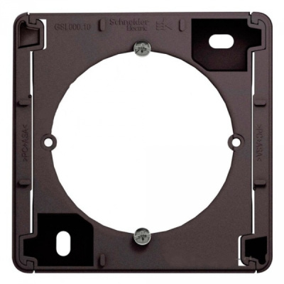 Коробка наружного монтажа Systeme Electric Glossa Графит Systeme Electric Glossa GSL001300