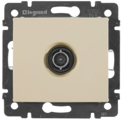 Розетка TV проходная 14дБ Legrand Valena Слоновая кость Legrand Valena 774331