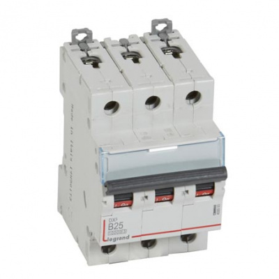 Автоматический выключатель 3P 25 A B 10kA Legrand DX3 Legrand DX3 408993