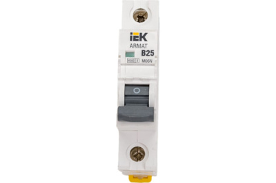 Автоматический выключатель 1P 25A (B) 6kA IEK M06N ARMAT IEK  AR-M06N-1-B025