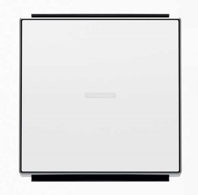 Клавиша 1-ая с линзой подсветки ABB NIE Sky Альпийский белый 8501.3 BL ABB Sky 2CLA850130A1101