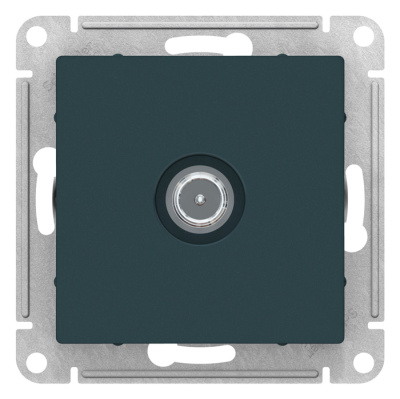 Розетка TV проходная 4DB механизм Schneider Electric AtlasDesign Изумруд Systeme Electric AtlasDesign ATN000892