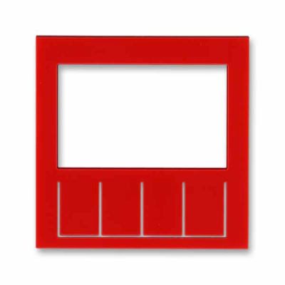 Сменная панель на накладку терморегулятора / таймера красный ABB Levit ABB Levit 2CHH910011A8065