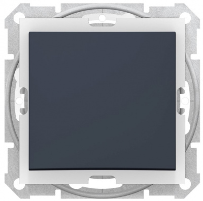 Выключатель 1-клавишный 10A IP44 Schneider Electric Sedna Графит Schneider Electric Sedna SDN0100370