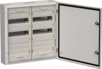 TITAN 5 Корпус металлический ЩРн-72 (2х36) 585х570х140 IP54 сер IEK IEK TITAN 5 TI5-50-N-2X036-54-7035