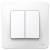 Выключатель 2-клавишный скрытой установки 6A 250В Systeme Electric Blanca Белый Systeme Electric Blanca BLNVS006501