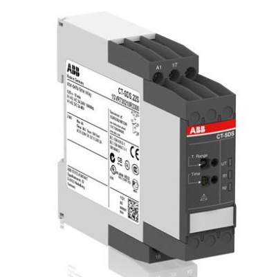 Реле времени 24-240V AC/24-48V DC 2НО звезда-треугольник 7 диапазонов 0,05с-10мин ABB CT-SDS.22S ABB CT-S 1SVR730210R3300