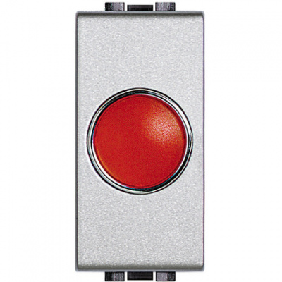 Элемент сигнальный, 1 мод. для ламп 11250L-11251L-11252L Bticino Living Light Красный Bticino Living Light NT4371R