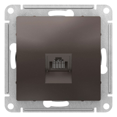 Розетка компьютерная RJ45 механизм Schneider Electric AtlasDesign Мокко Systeme Electric AtlasDesign ATN000683