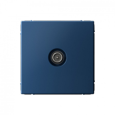 ARTGALLERY TV РОЗЕТКА проходная 4DB, механизм, АКВАМАРИН Systeme Electric ArtGallery GAL001192