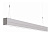 Светильник светодиодный 585х70х90мм 18W 4000К Varton T-Line