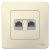 Розетка двойная компьютерная скрытой установки RJ45 кат.5E Systeme Electric Blanca Молочный Systeme Electric Blanca BLNIS045452