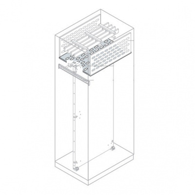 Перегородка горизонтальная для шин в кабельном отсеке 400x600мм ABB IS2 ABB IS2 EE0460