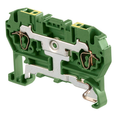 Клеммник пружинный 2.5мм2 земля ABB D2,5/5.P.2L ABB D 1SNA290029R0700